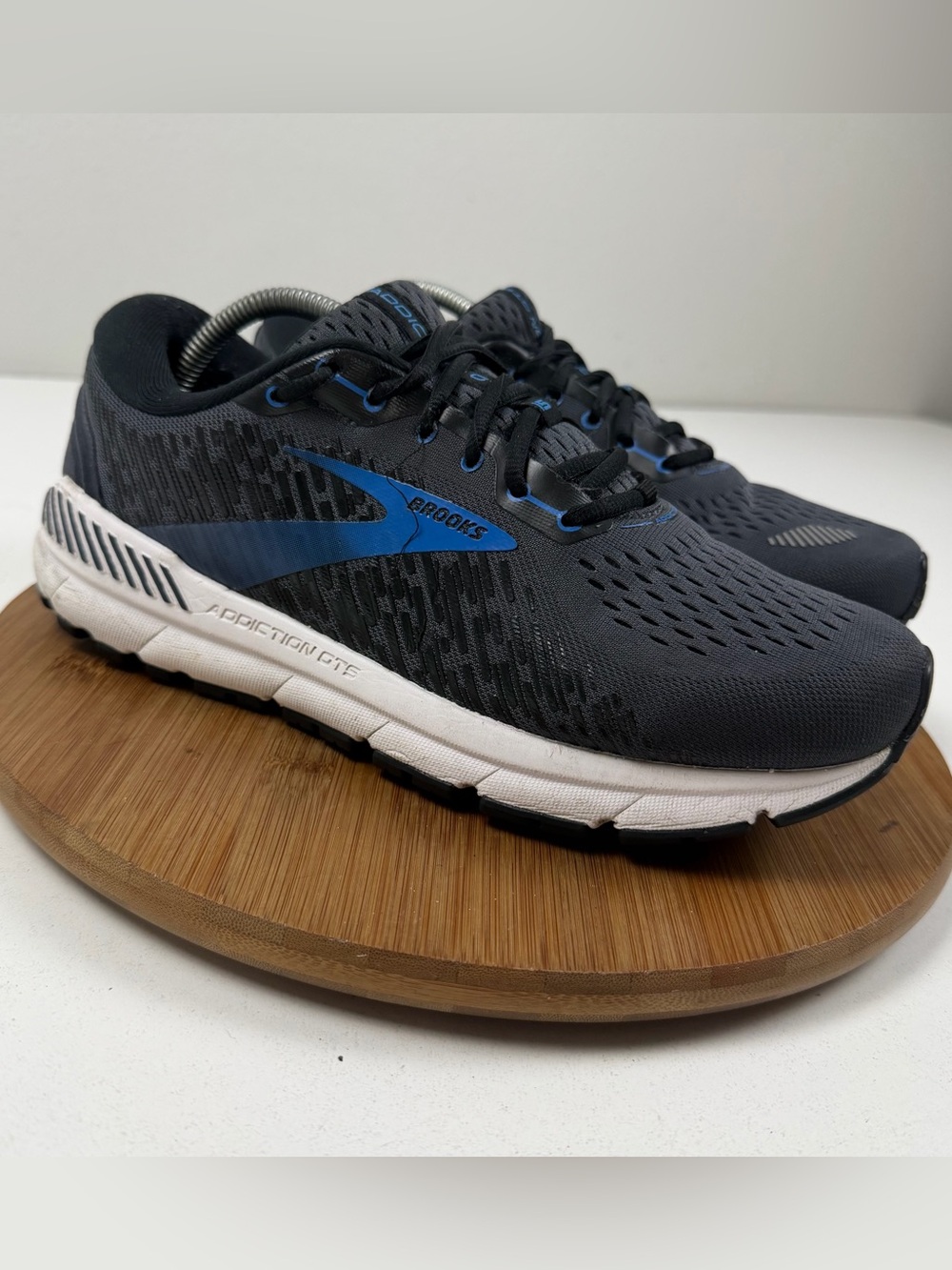 Brooks Addiction GTS 15 Men's Dark Gray & Blue Running Shoes